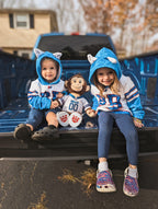 Billy Buf Kid’s Sherpa Fleece Sweatshirt With Horns