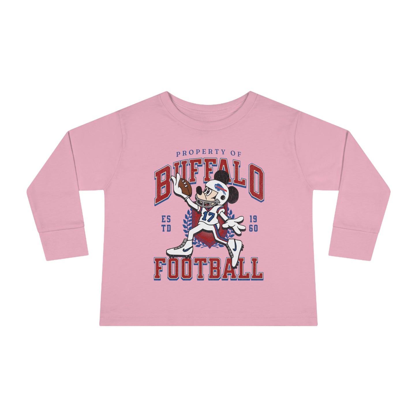 Mickey Buffalo Football Touchdown Long Sleeve Shirt