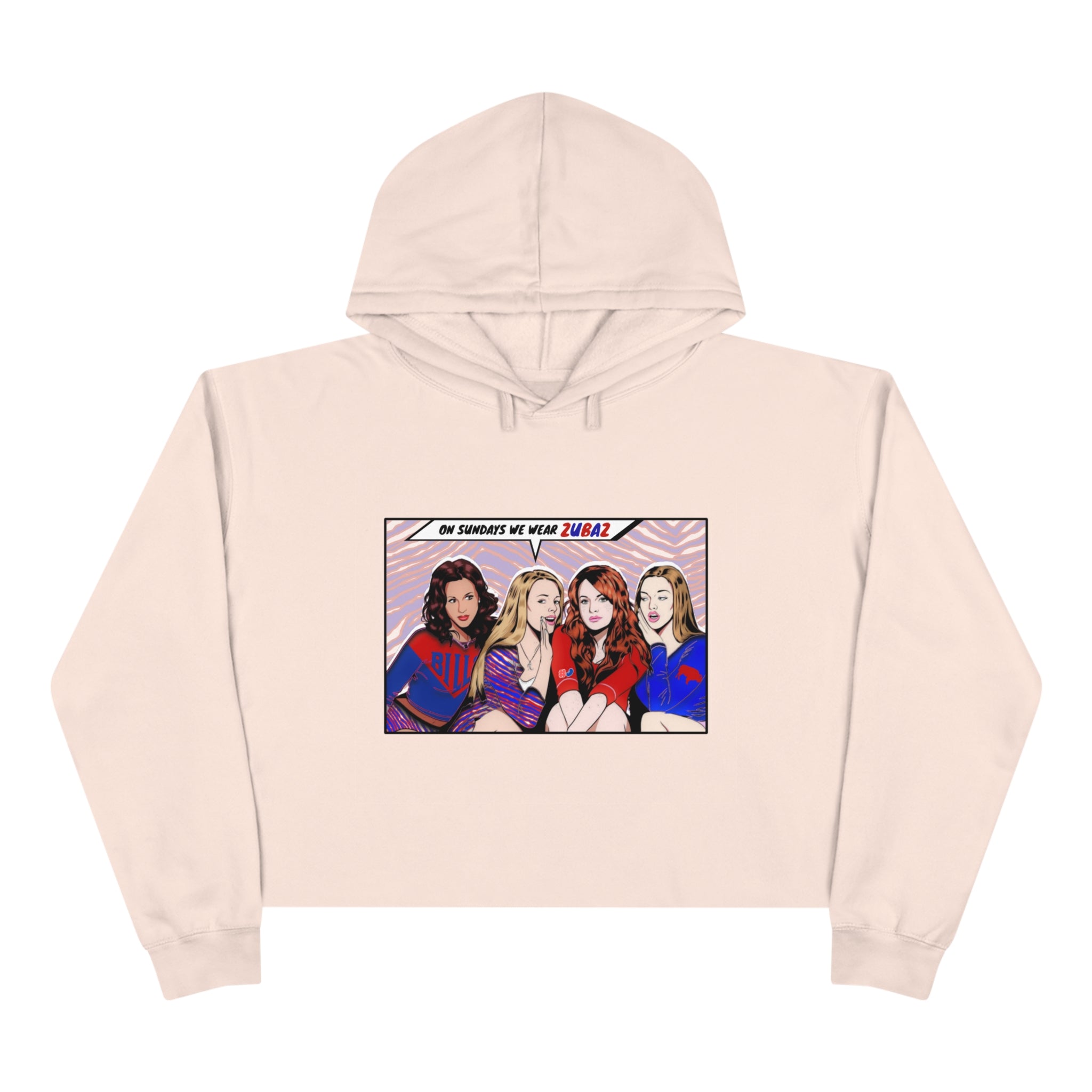 The Buffalo Football Plastics Cropped Hoodie