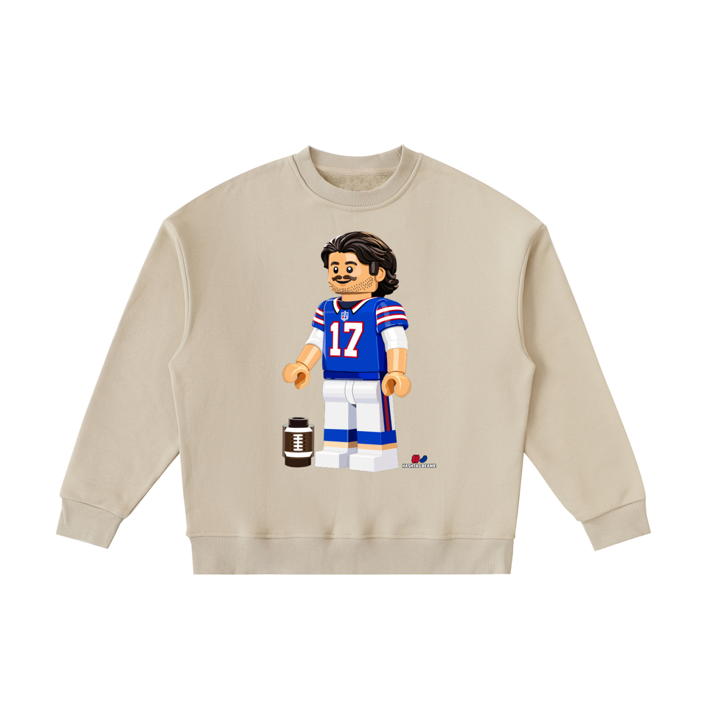 MVP Brick Minifig Kids Fleeced Crewneck Sweatshirt