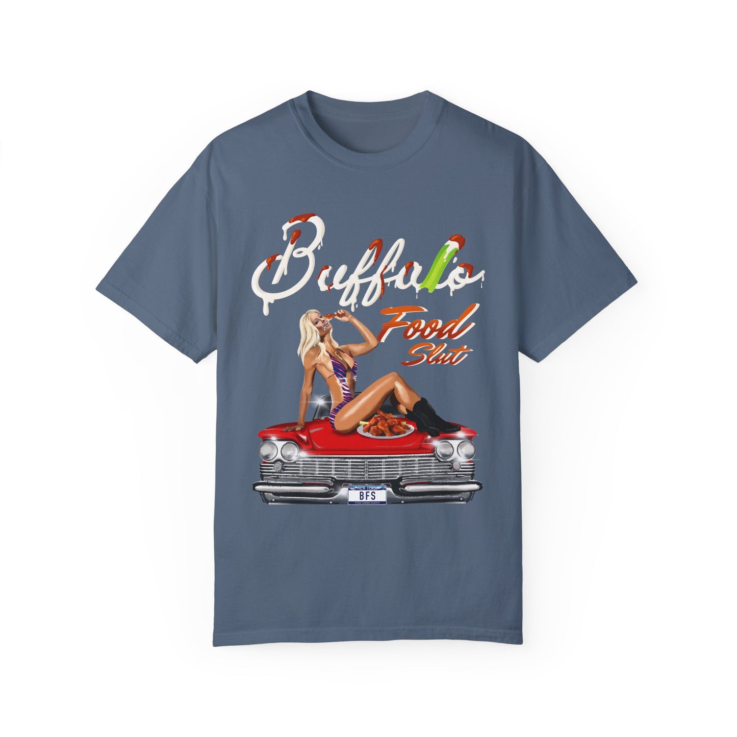 Buffalo Food Slut X Hashtag Beanie T-Shirt