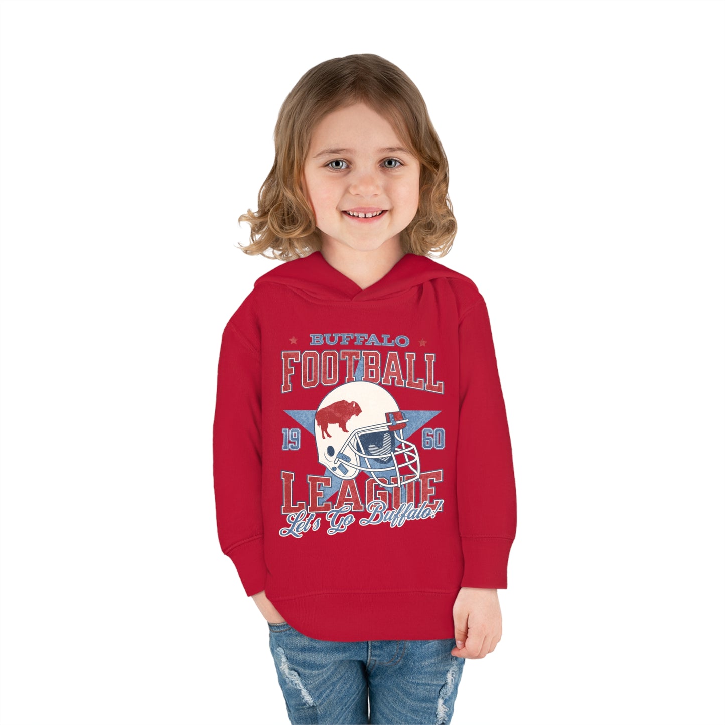 Buffalo Football League Vintage Style Toddler Hoodie