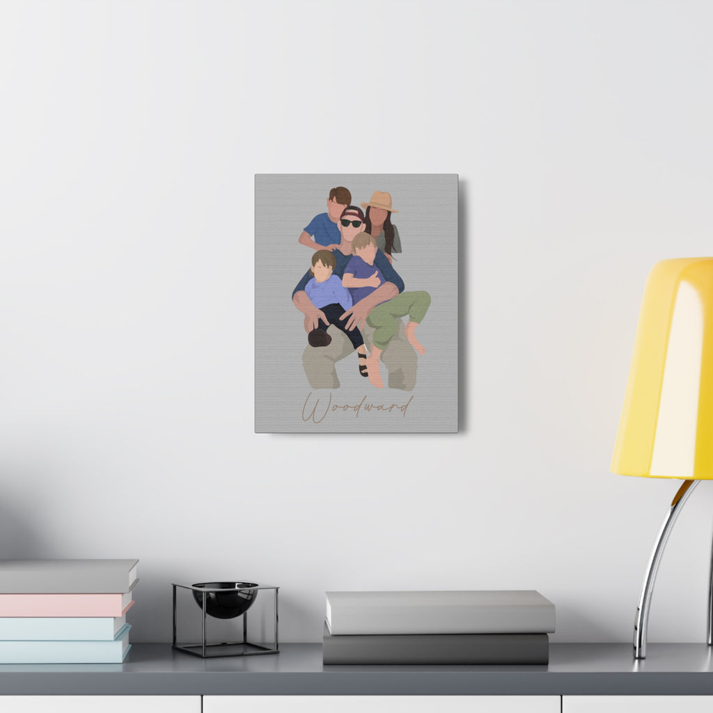 Canvas with custom portrait