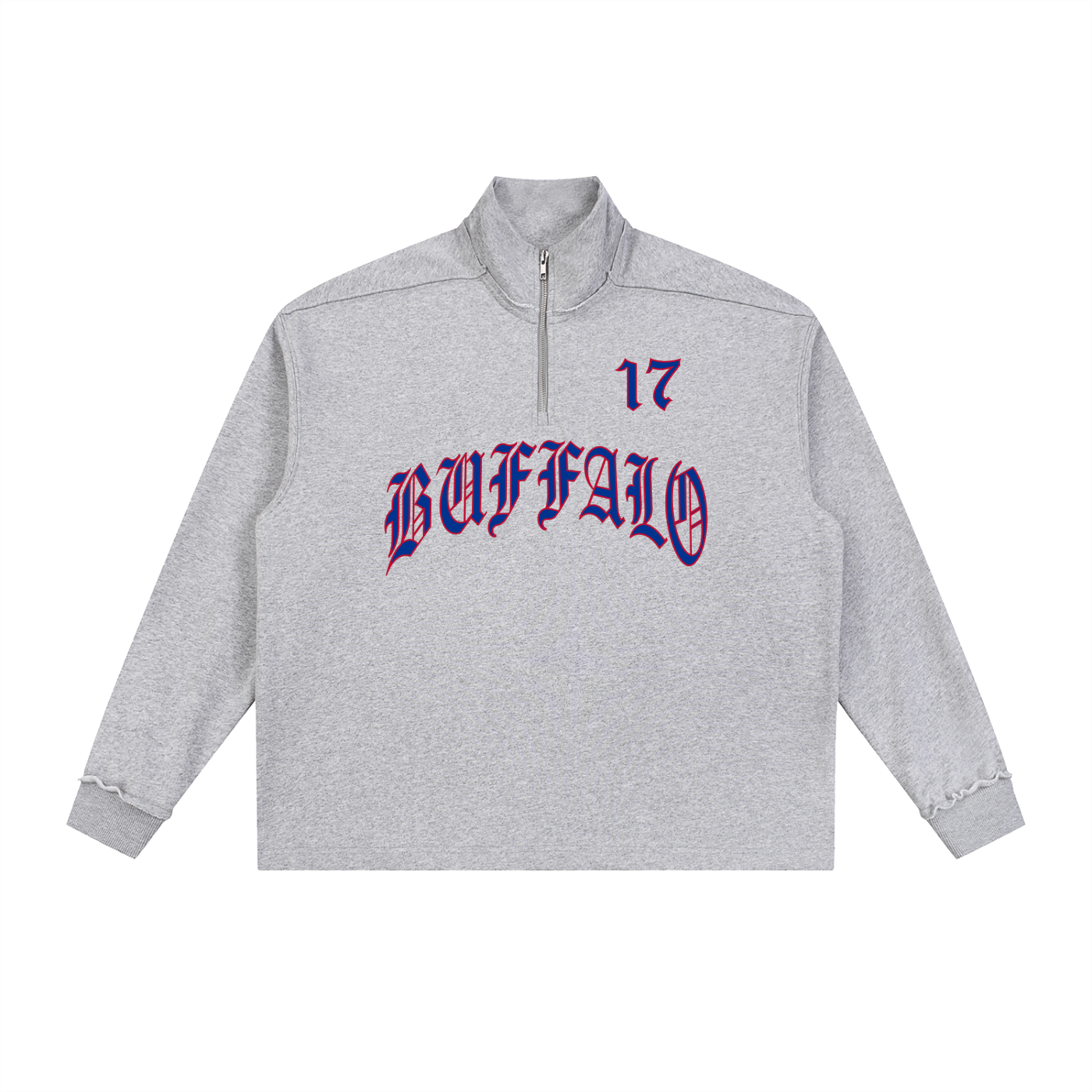 Mens Buffalo Football Quarter Zip