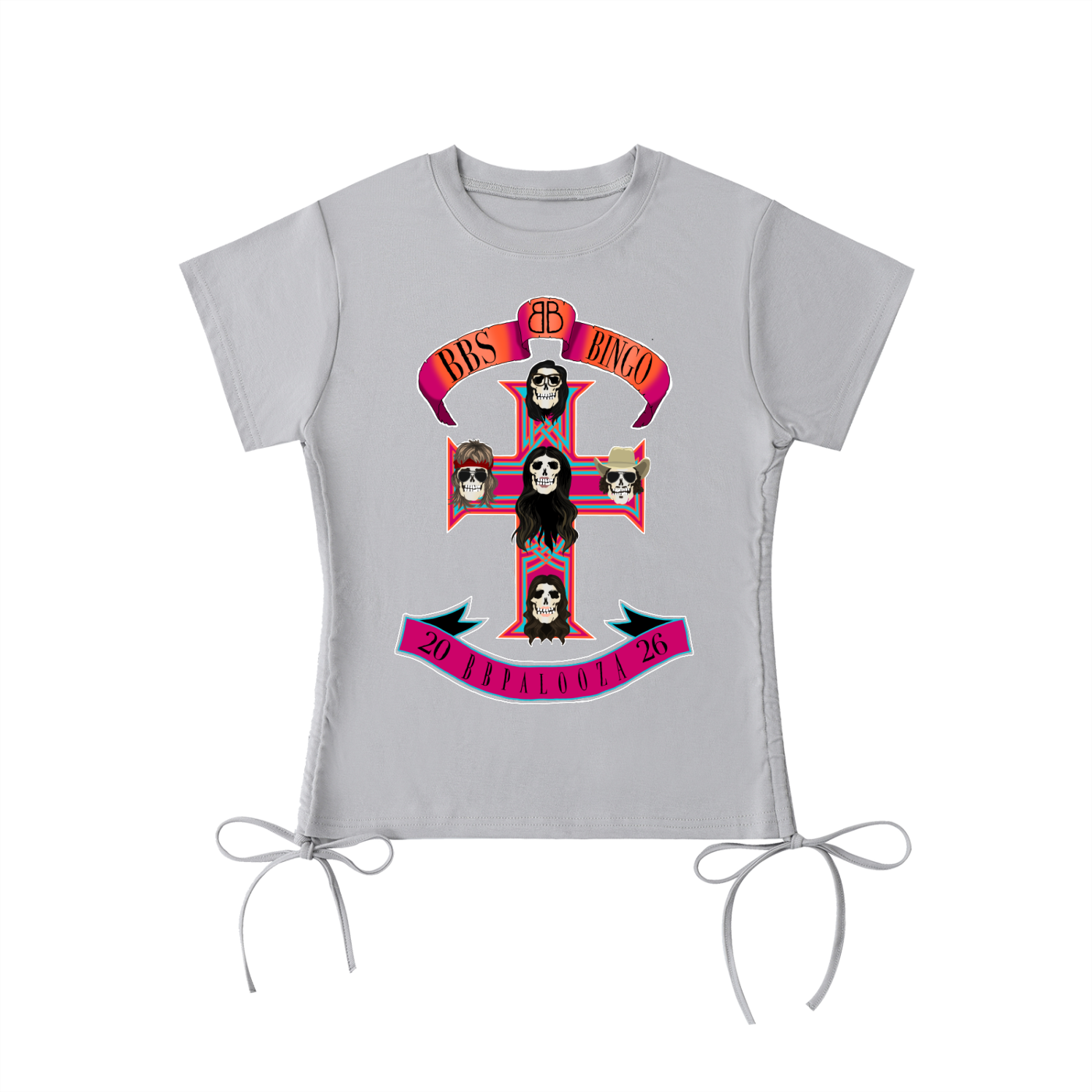 BBPALOOZA 2026 Bodycon Drawstring Shirt