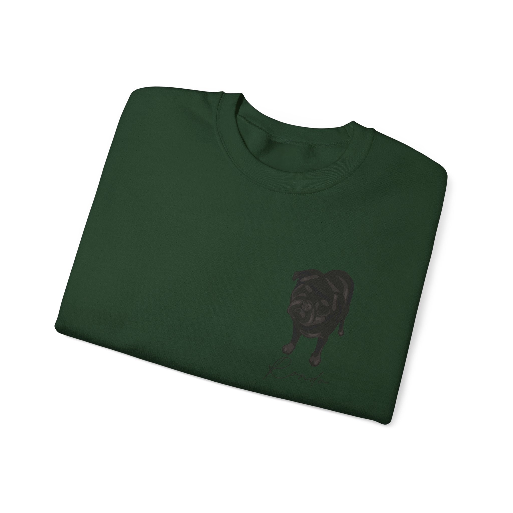 Crewneck sweatshirt with custom portrait