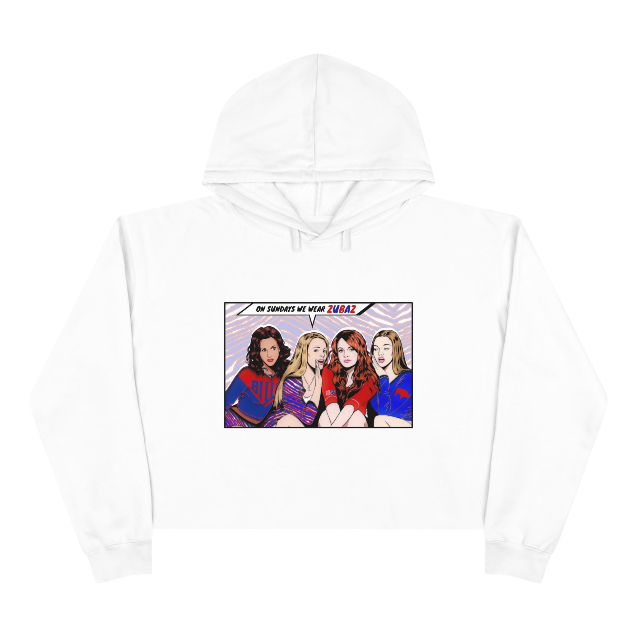 The Buffalo Football Plastics Cropped Hoodie