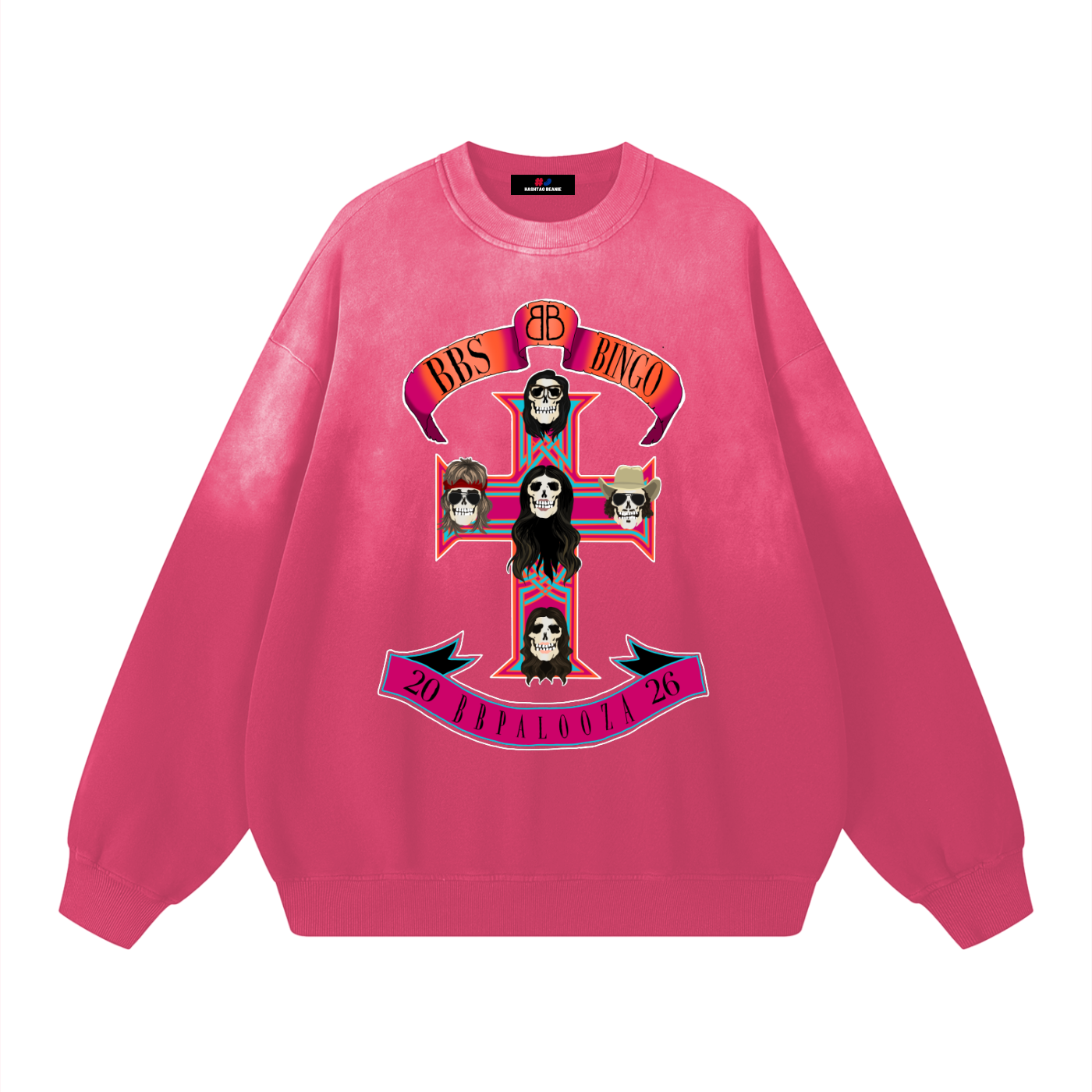 BBPALOOZA 2026 Vintage Washed Crewneck Sweatshirt