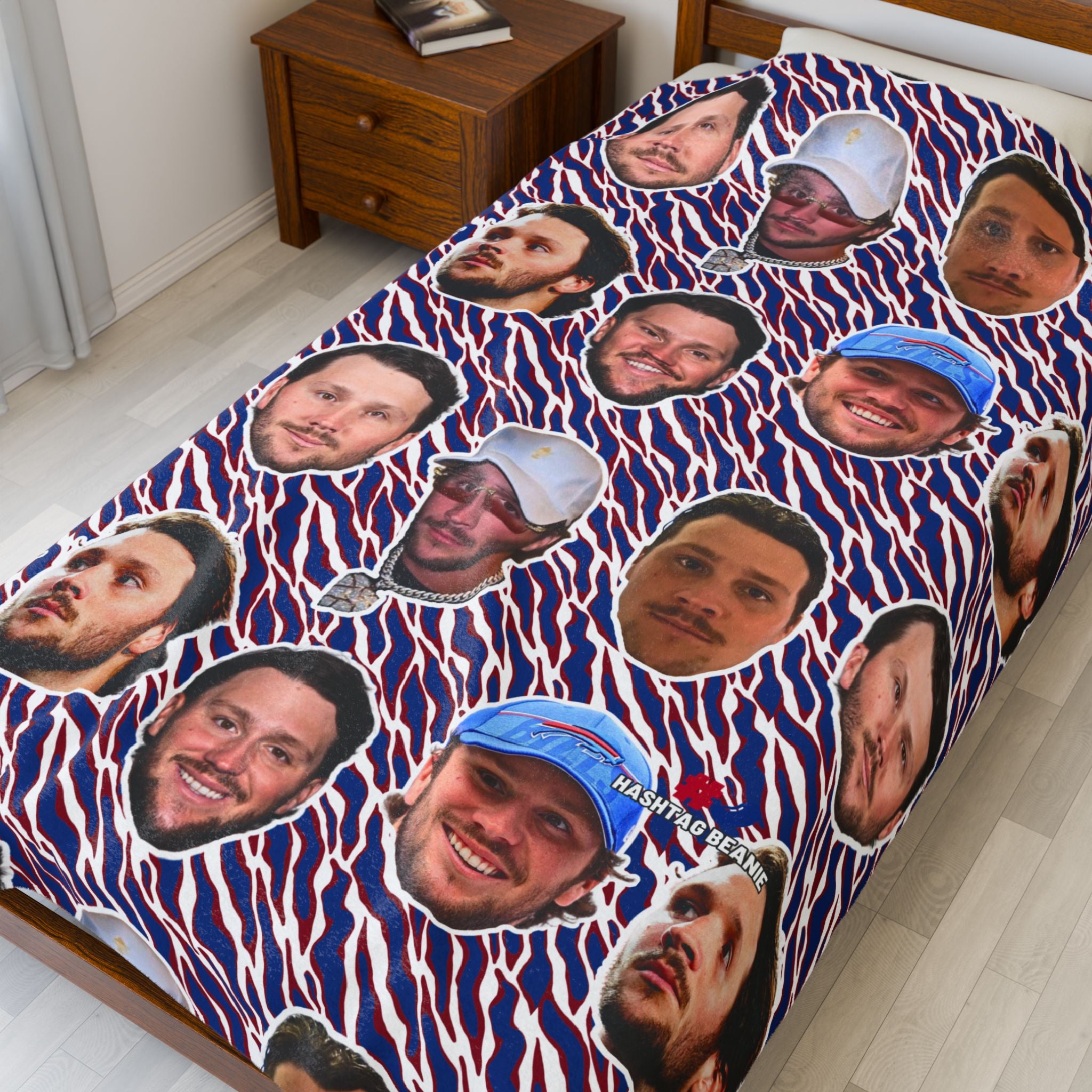 Allen Face Fleece Blanket