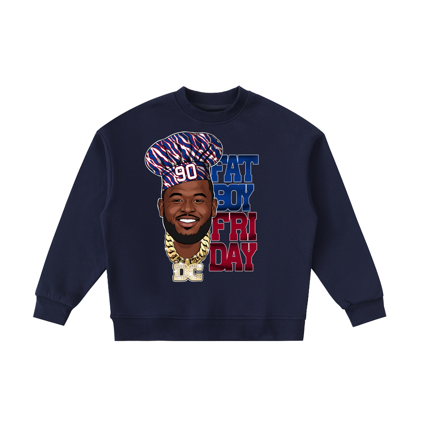 DeWayne Carter Fat Boy Friday Kids Fleece Crewneck Sweatshirt