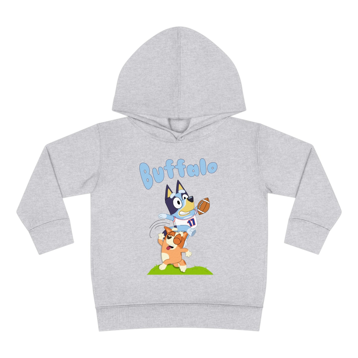 Bluey Buffalo Football Hurdle Toddler Pullover Fleece Hoodie