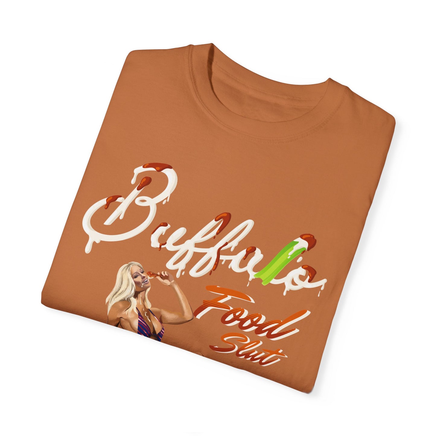 Buffalo Food Slut X Hashtag Beanie T-Shirt