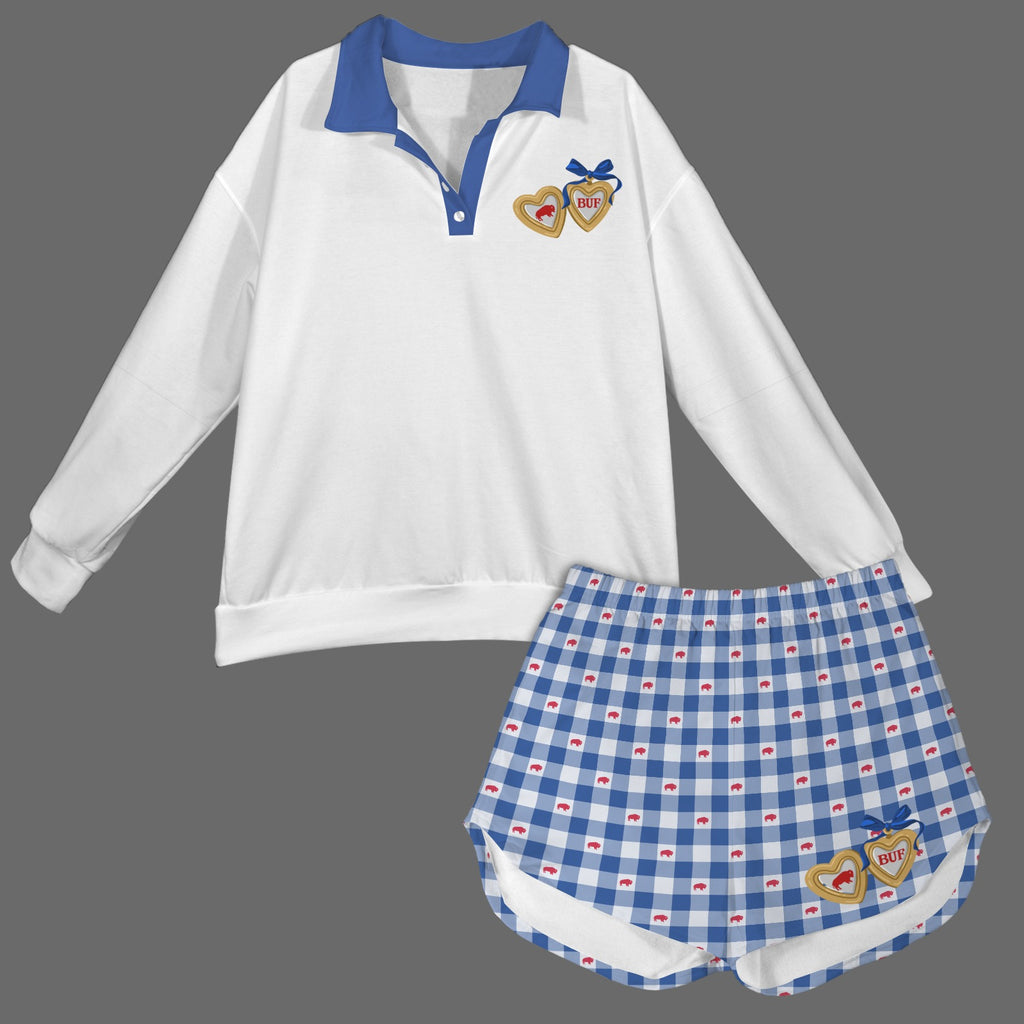set gingham