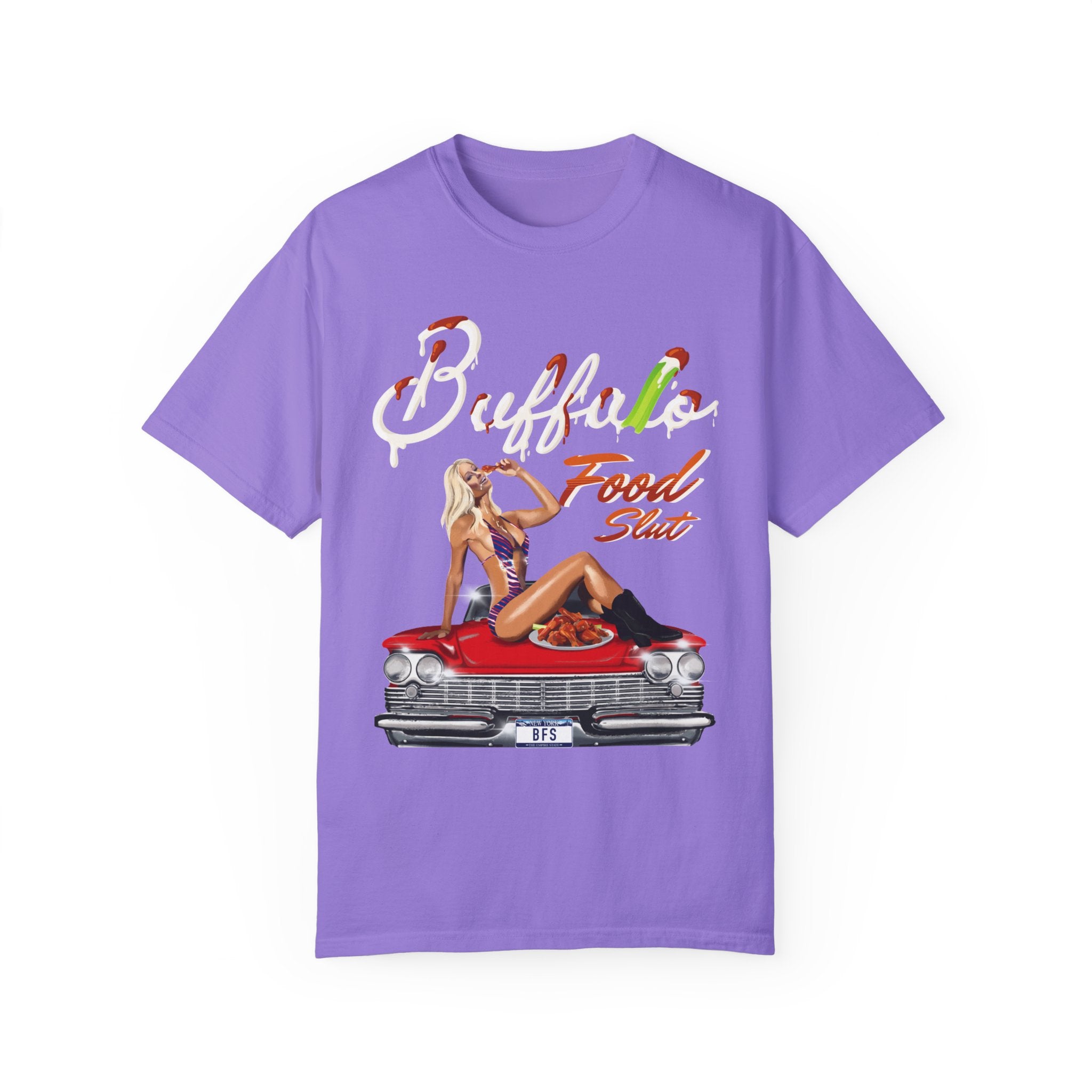Buffalo Food Slut X Hashtag Beanie T-Shirt
