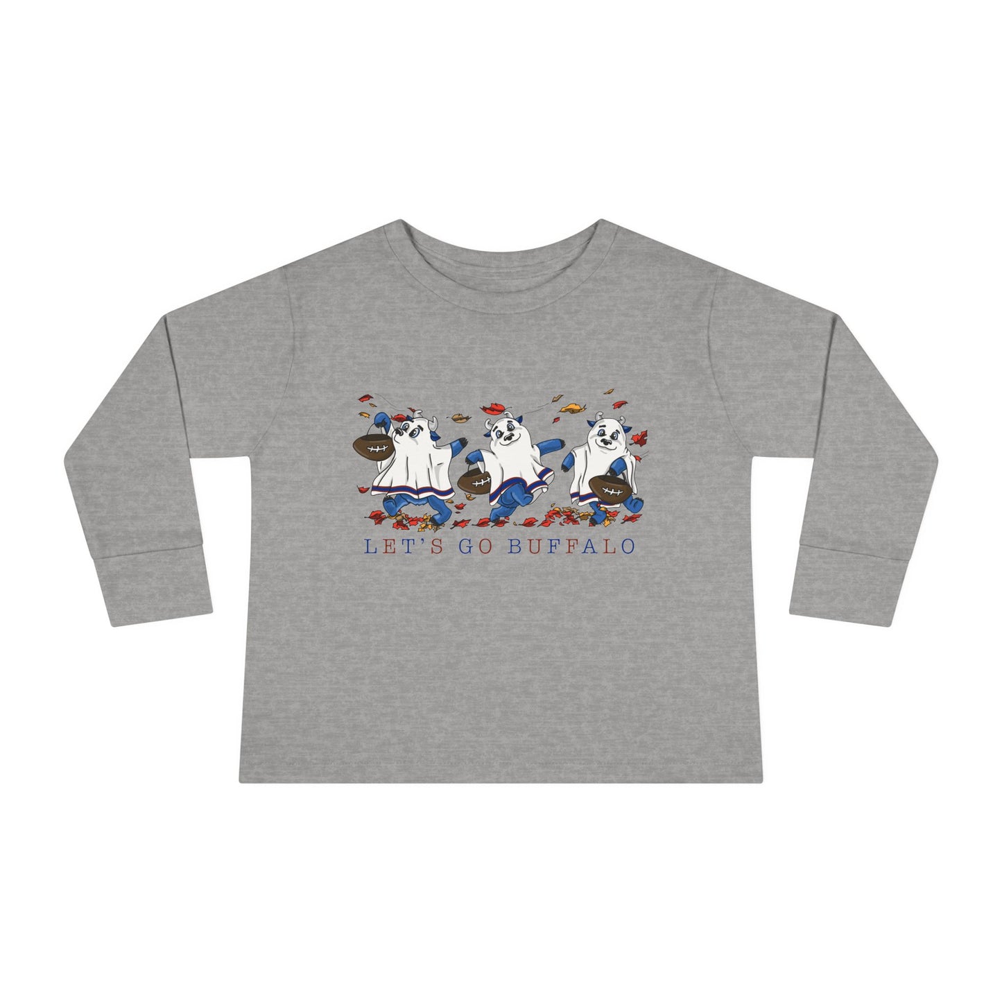 Spooky Billy Let's Go Buffalo Toddler Longsleeve