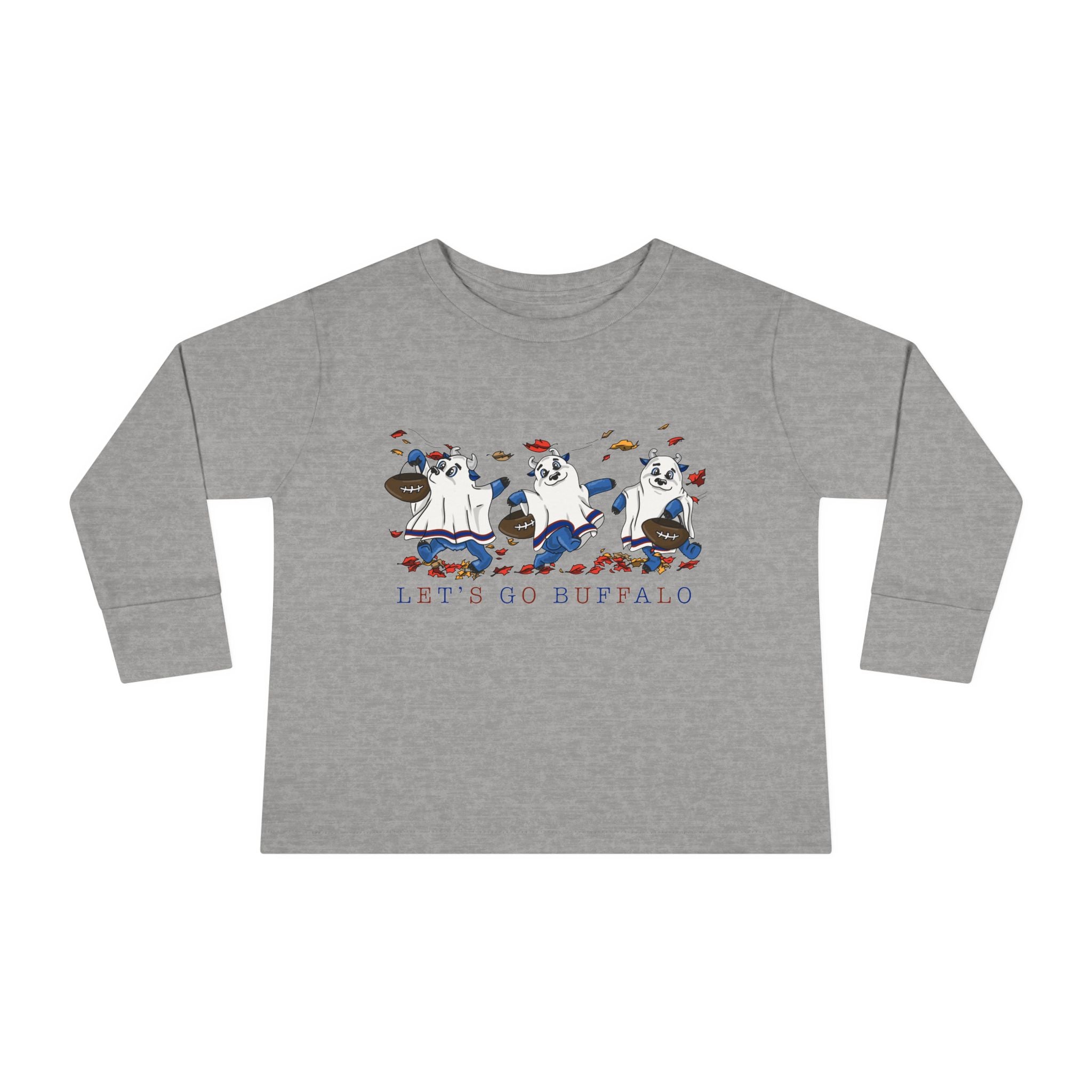 Spooky Billy Let's Go Buffalo Toddler Longsleeve
