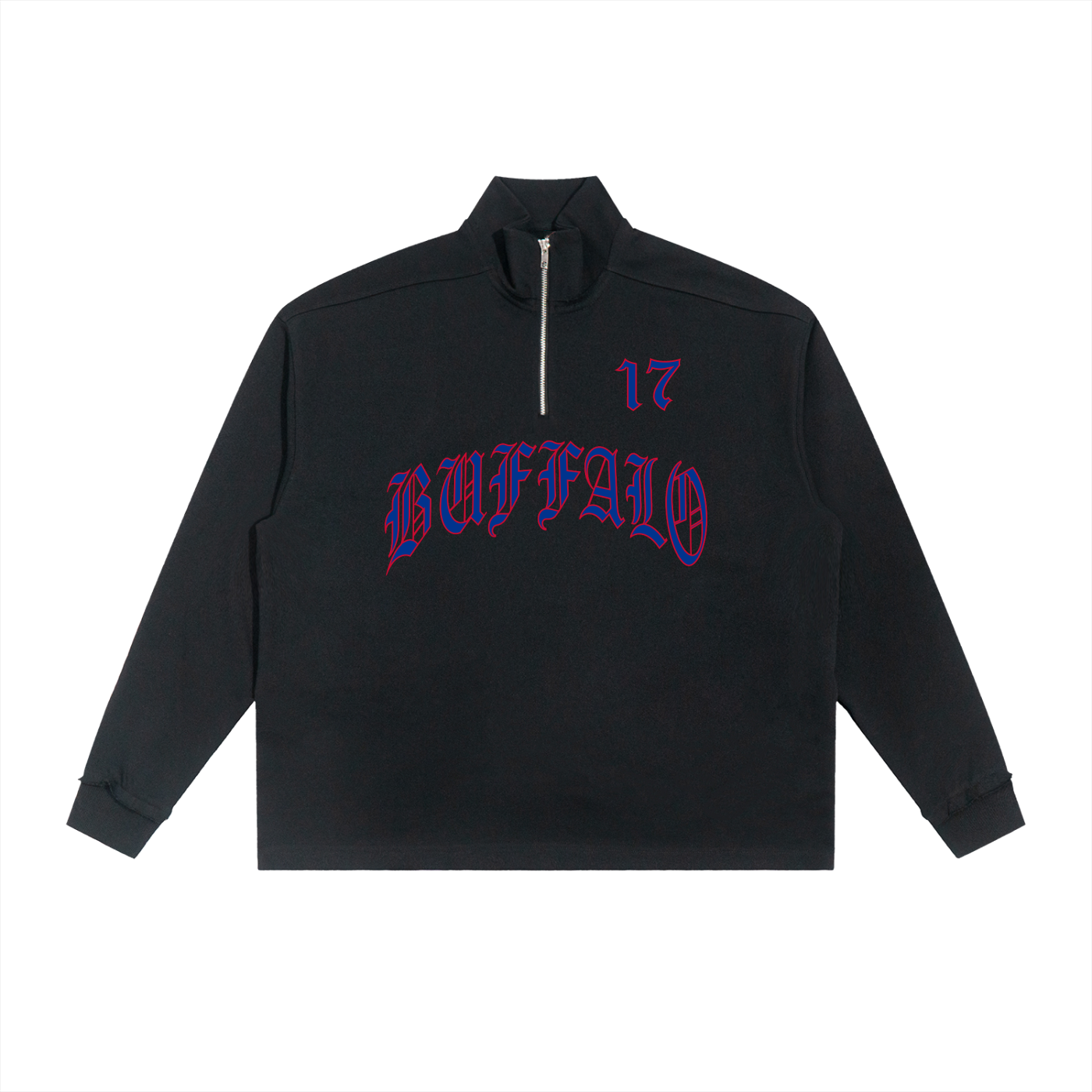 Mens Buffalo Football Quarter Zip