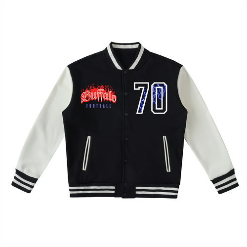 Alec Anderson X MHAWNY Fleece lined Varsity Jacket