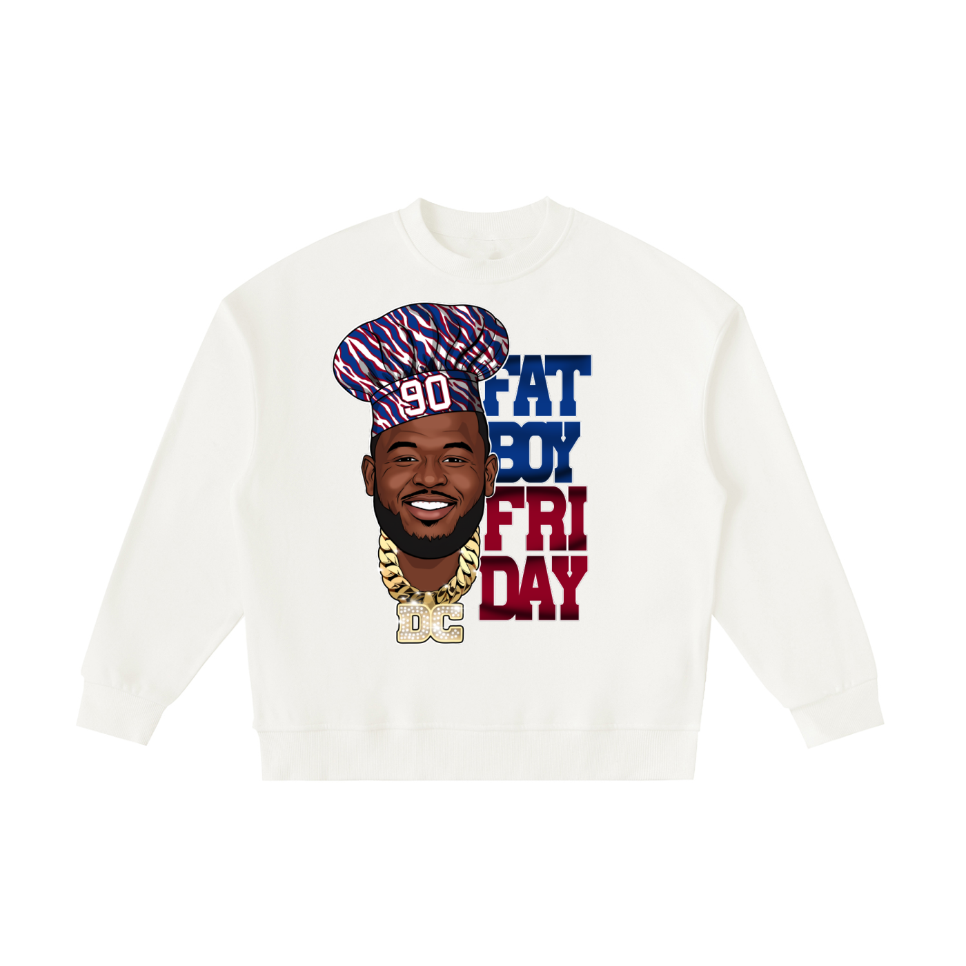 DeWayne Carter Fat Boy Friday Kids Fleece Crewneck Sweatshirt