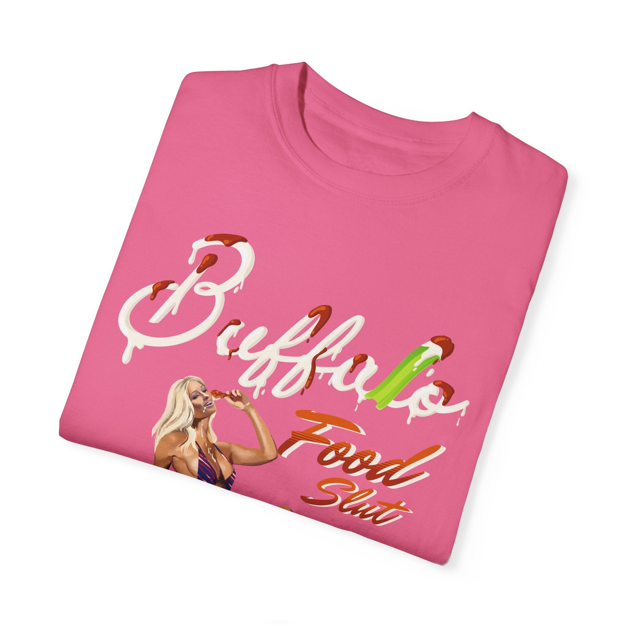 Buffalo Food Slut X Hashtag Beanie T-Shirt