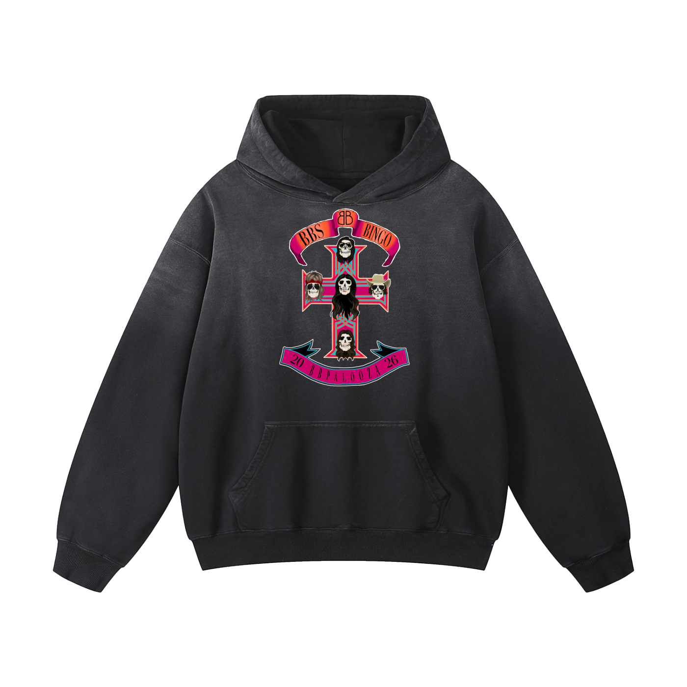 BBPALOOZA 2026 Vintage Washed Hoodie