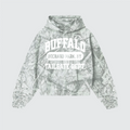 Buffalo Tailgate Dept Gray Heavyweight Camo Fleece Hoodie