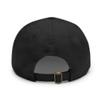 Baseball Hat with Leather Patch and custom portrait