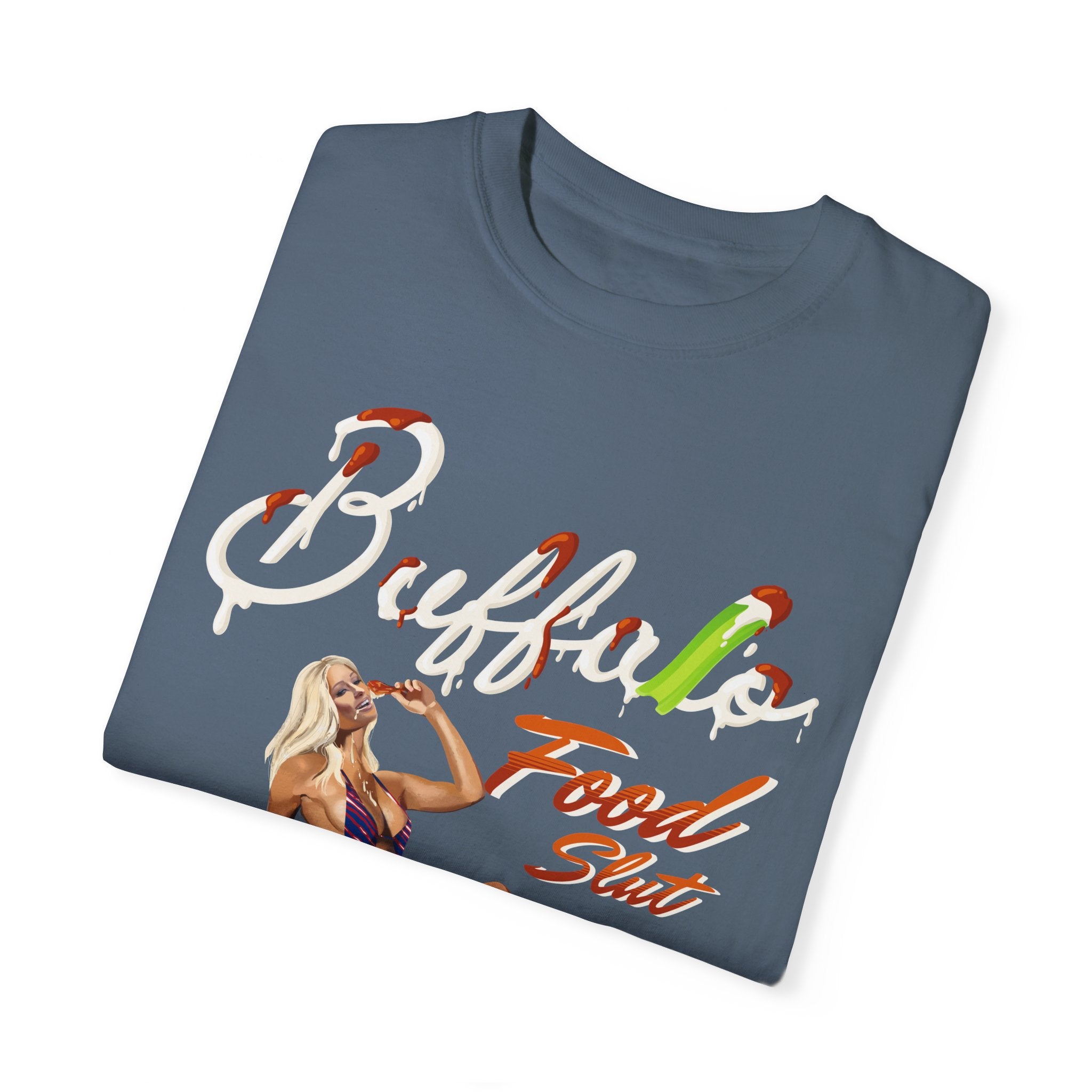 Buffalo Food Slut X Hashtag Beanie T-Shirt