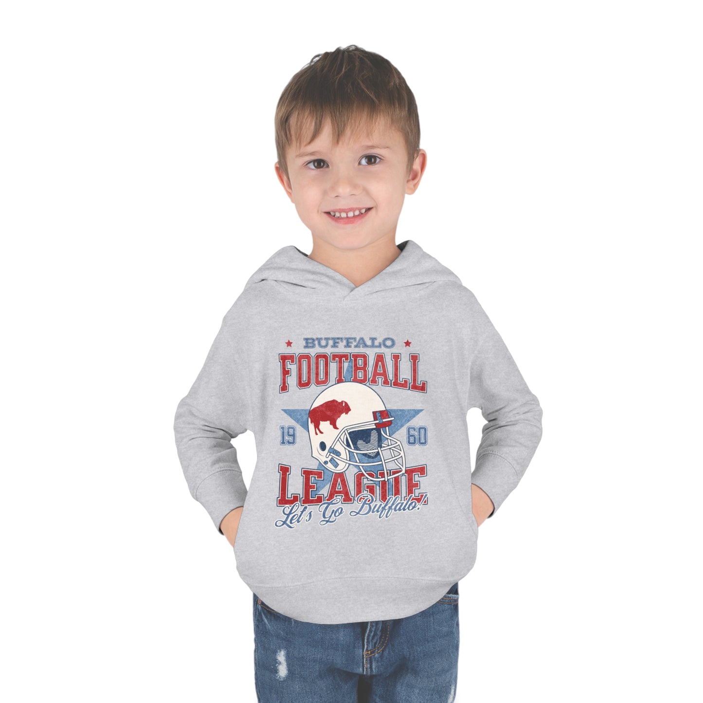 Buffalo Football League Vintage Style Toddler Hoodie