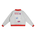 BE QUIET BUFFALO IS PLAYING Mock Neck Sweatshirt
