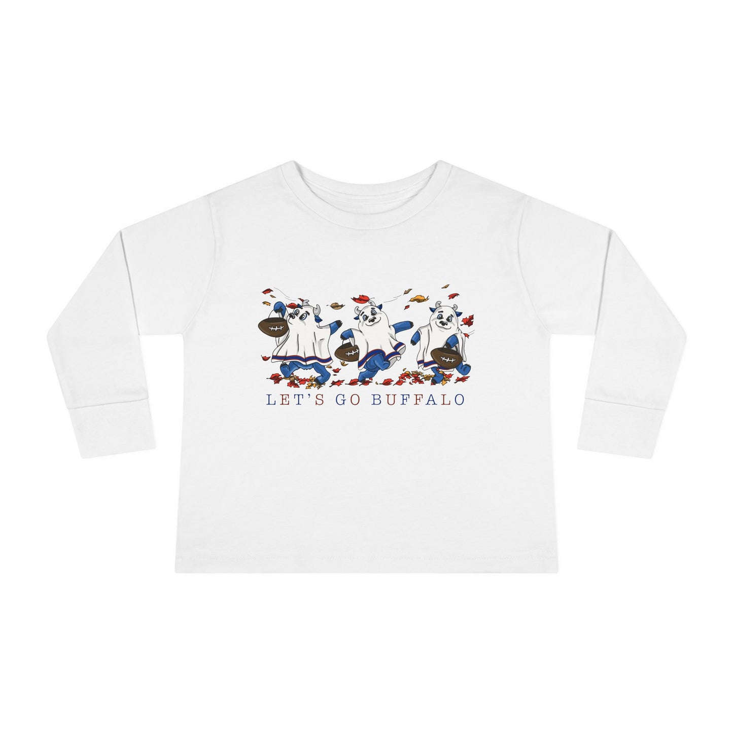 Spooky Billy Let's Go Buffalo Toddler Longsleeve