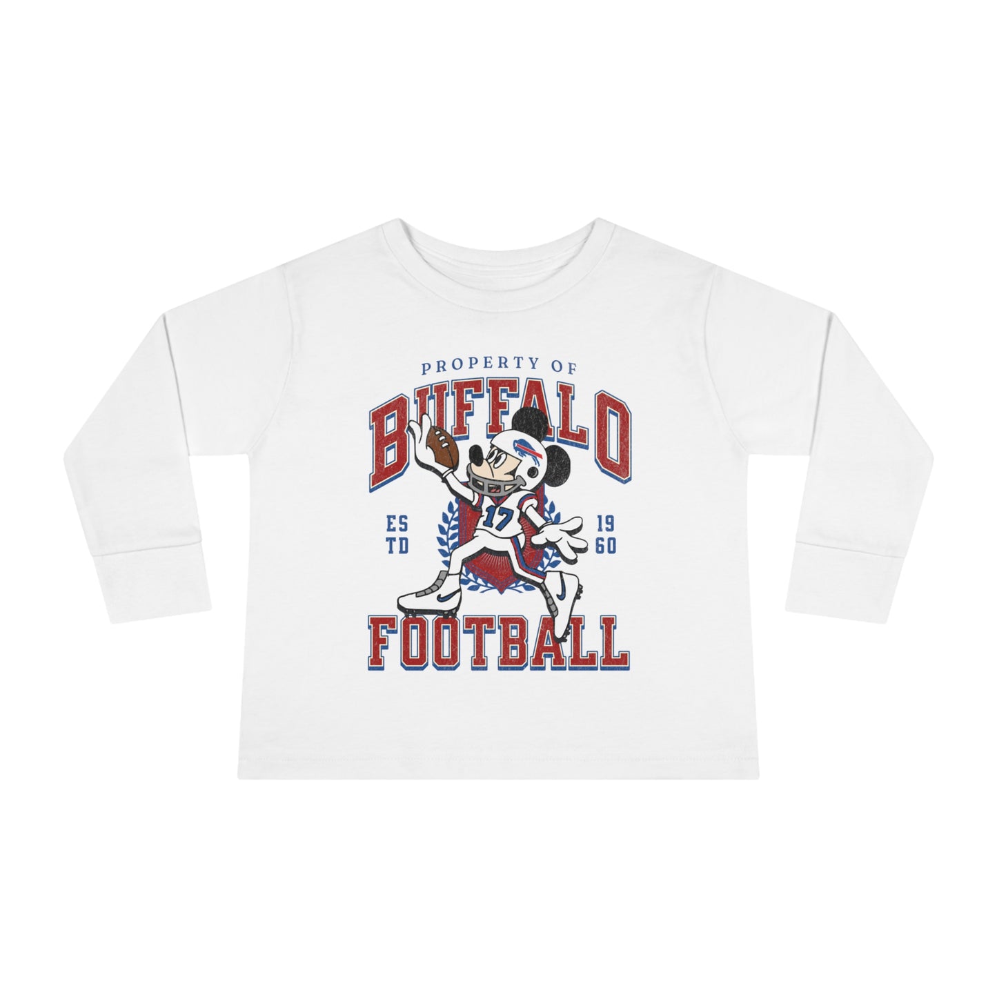 Mickey Buffalo Football Touchdown Long Sleeve Shirt