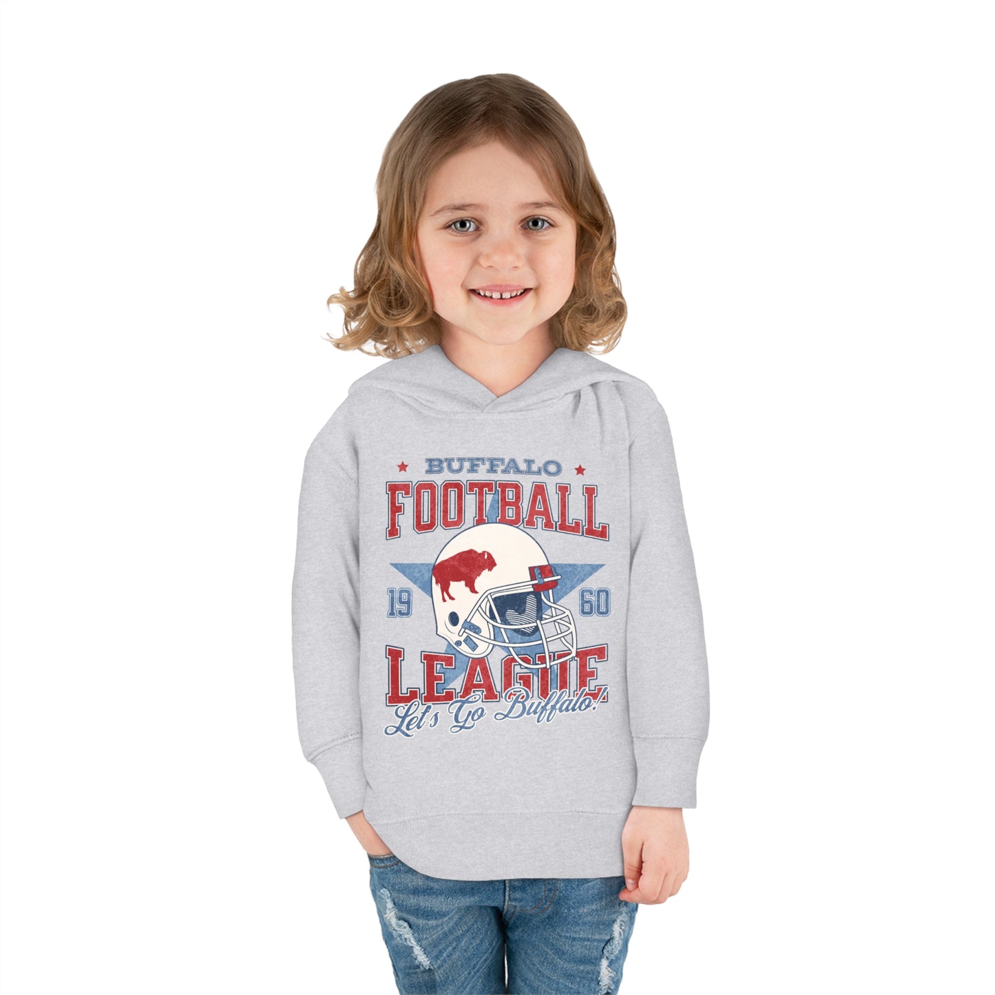 Buffalo Football League Vintage Style Toddler Hoodie