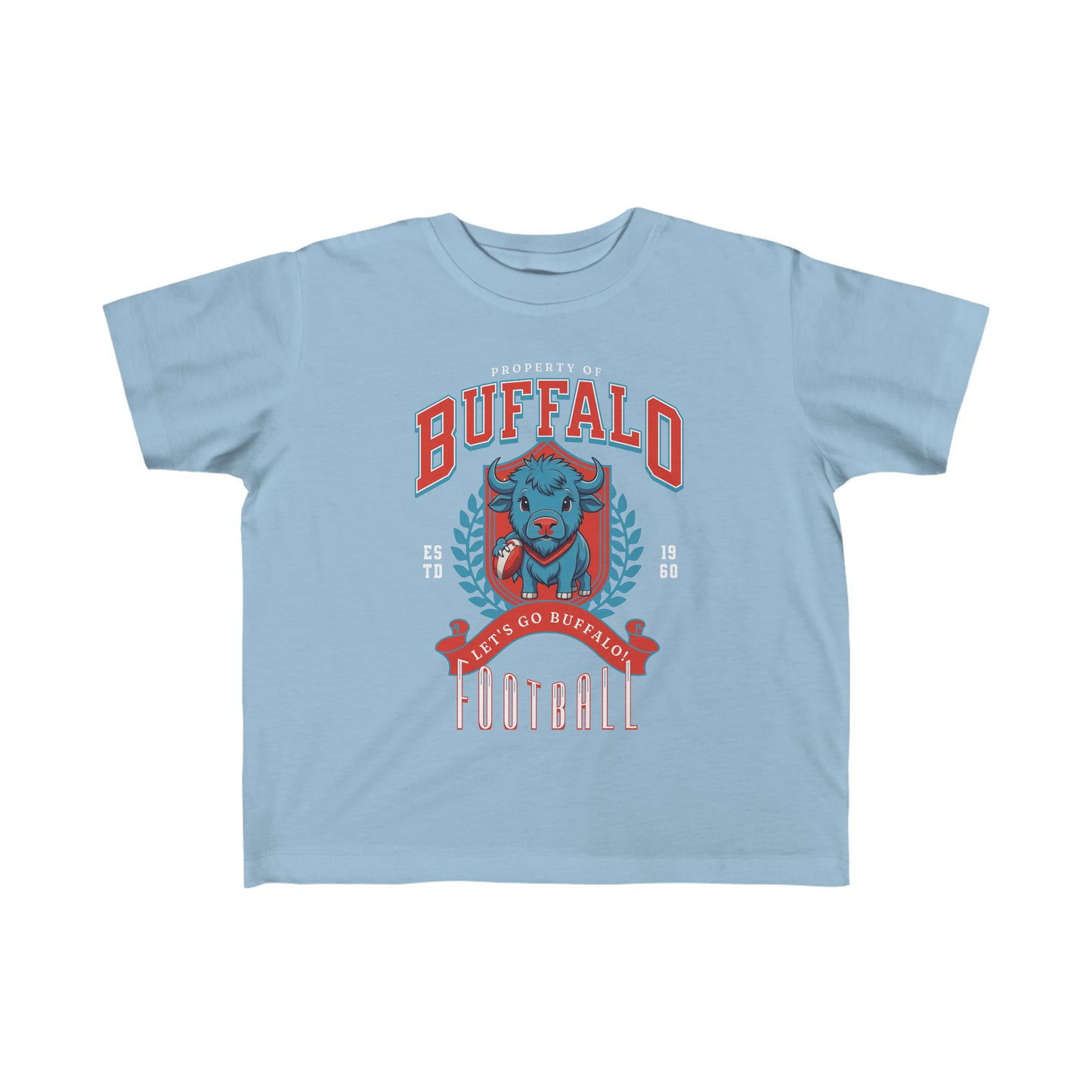 Toddler Kids Beanie Buffalo T Shirt, Buffalo Football Tee, Bills Mafia Shirt