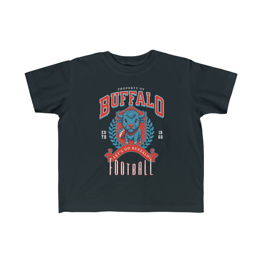 Toddler Kids Beanie Buffalo T Shirt, Buffalo Football Tee, Bills Mafia Shirt