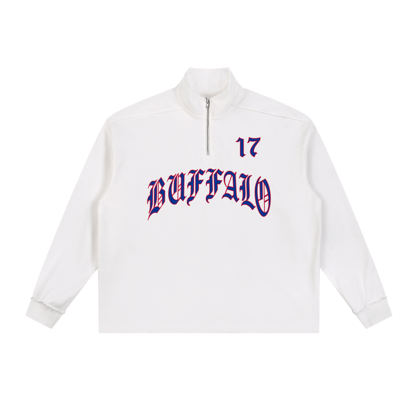 Mens Buffalo Football Quarter Zip