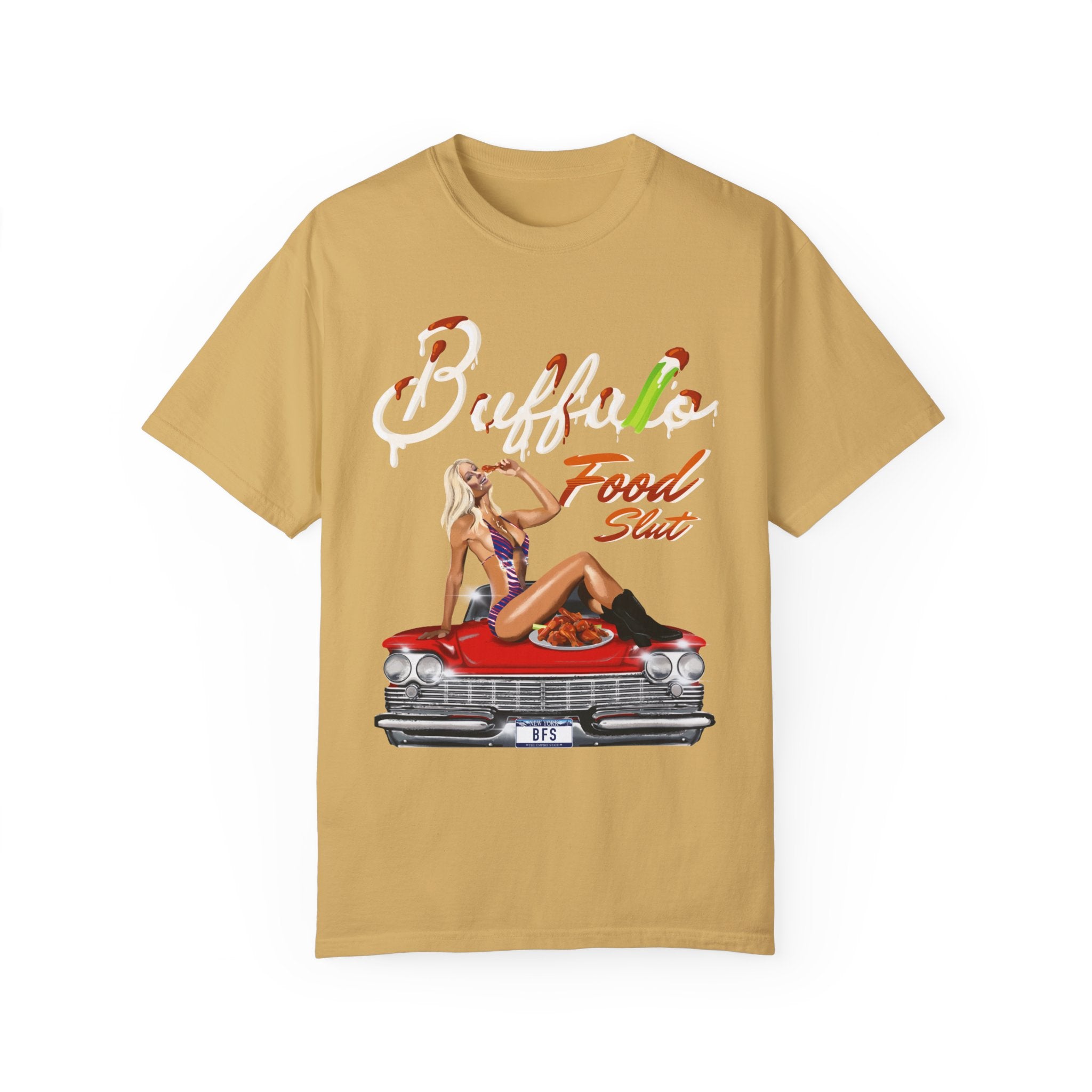 Buffalo Food Slut X Hashtag Beanie T-Shirt