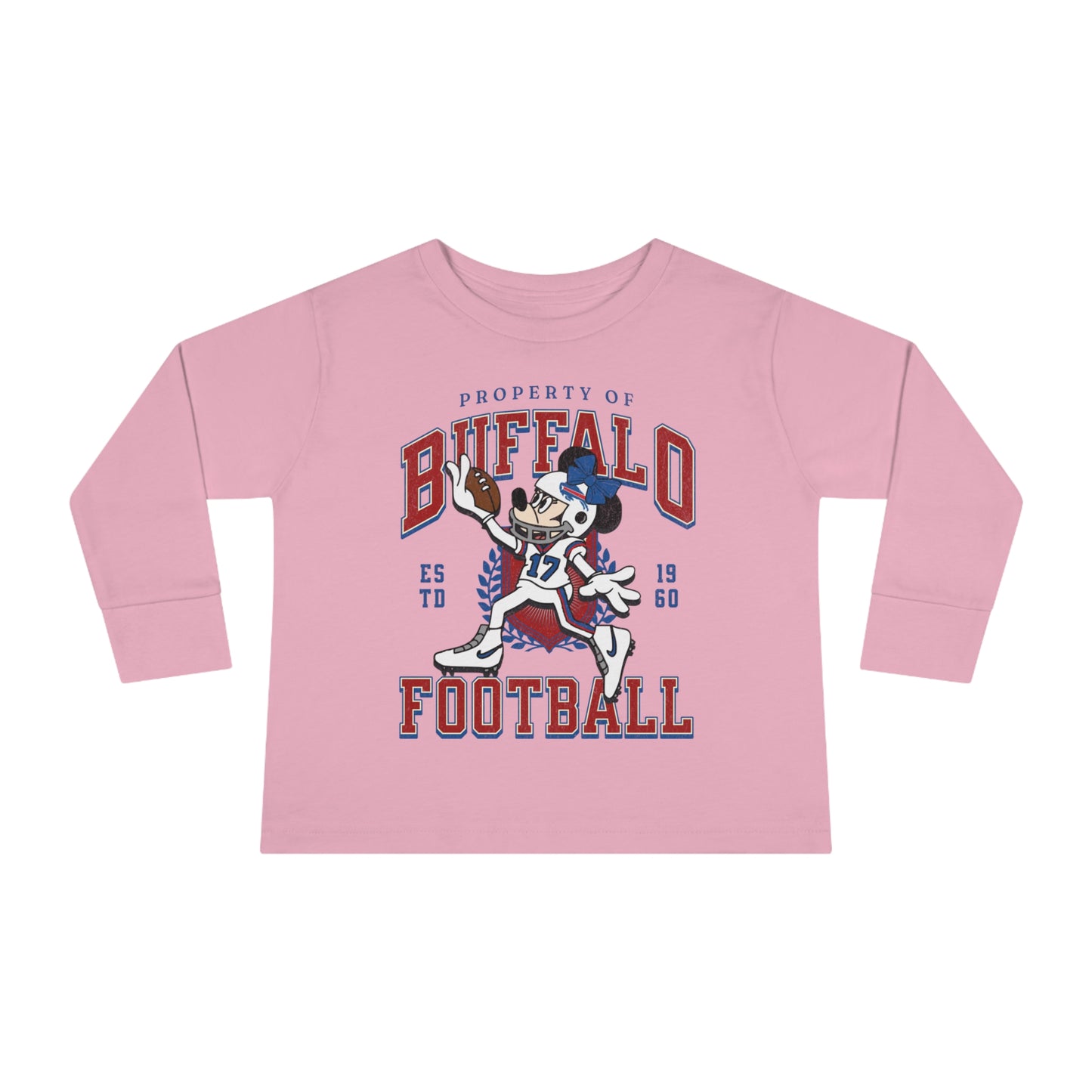 Minnie Buffalo Football Touchdown Long Sleeve Shirt