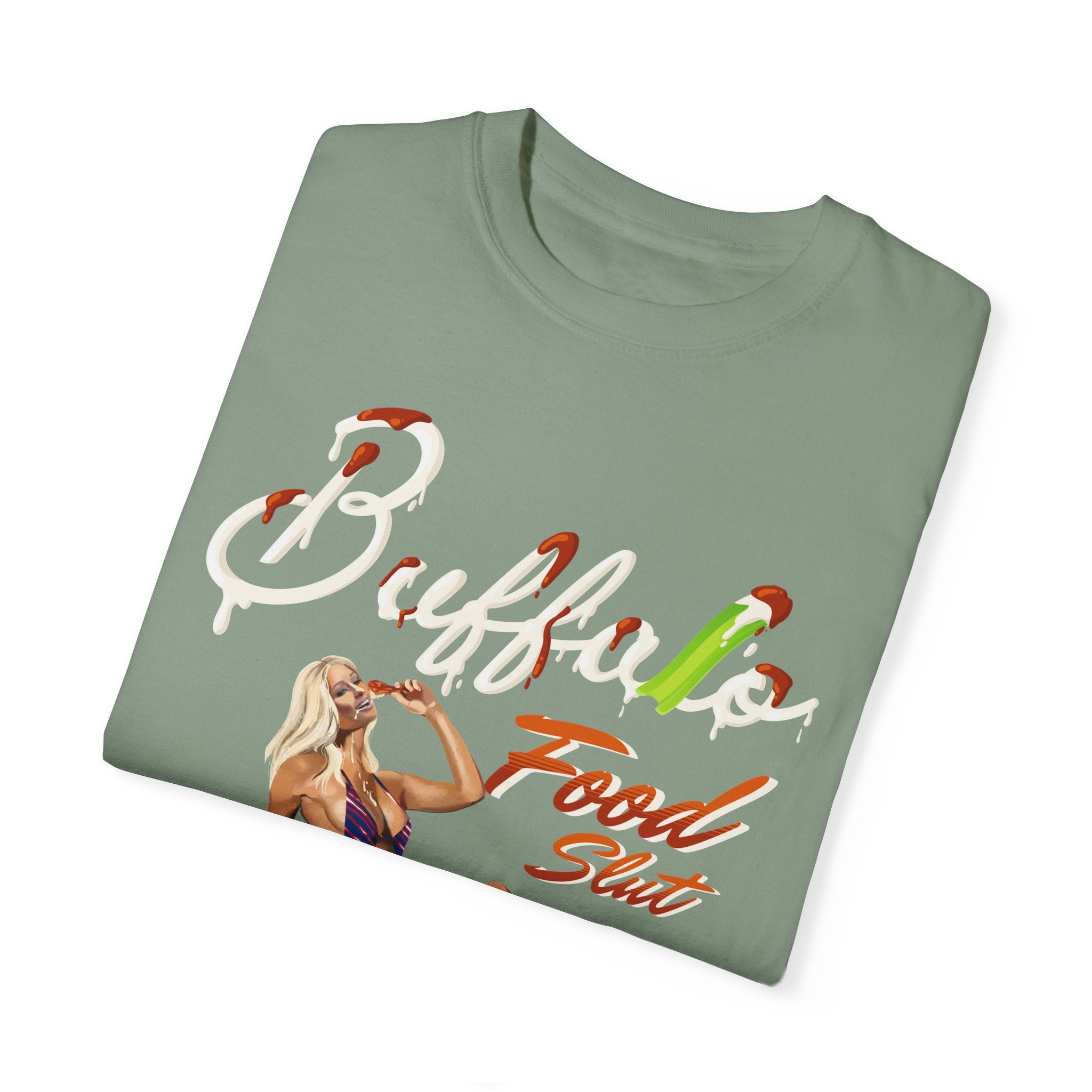 Buffalo Food Slut X Hashtag Beanie T-Shirt