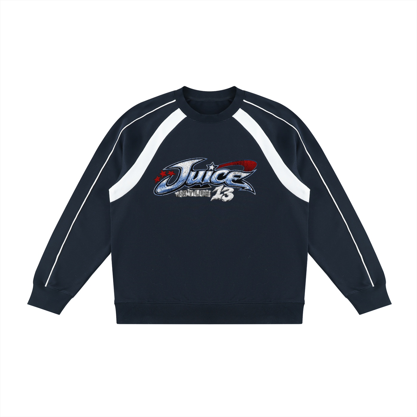 Skyler "JUICE" Bell Color Block Crewneck Sweatshirt