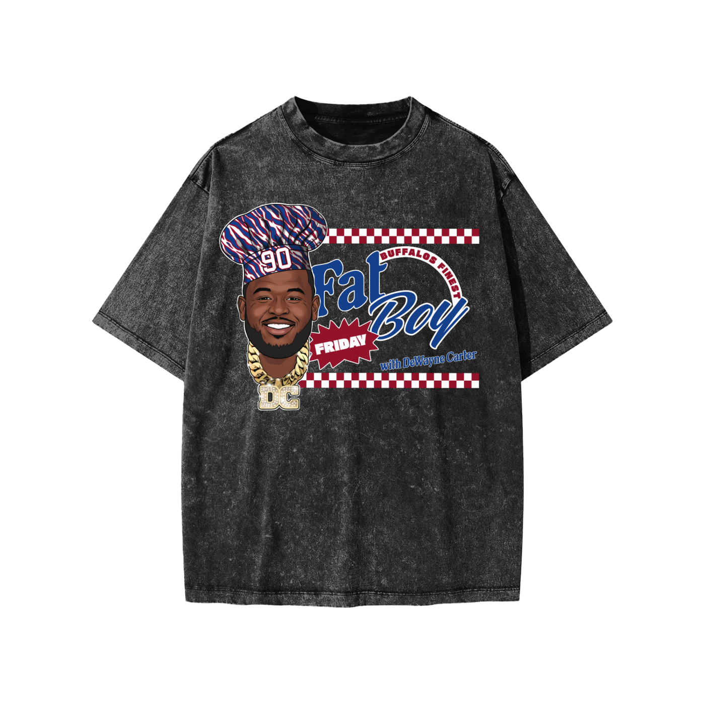 Dewayne Carter Fat Boy Friday Kids Vintage Wash T-Shirt