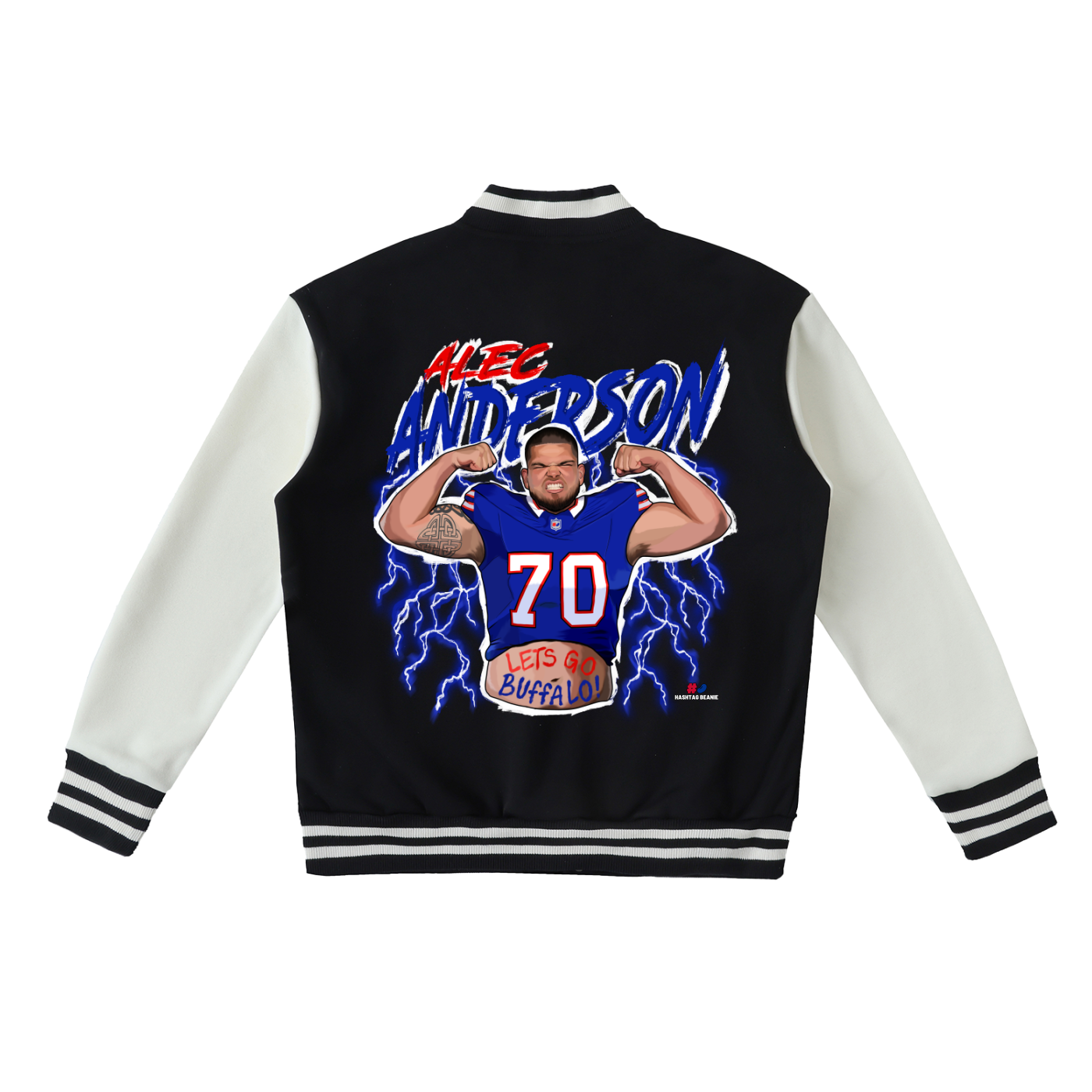 Alec Anderson X MHAWNY Fleece lined Varsity Jacket