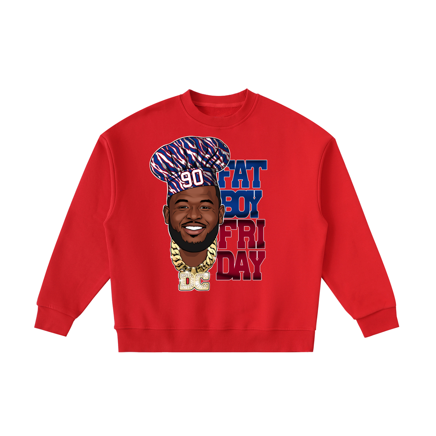 DeWayne Carter Fat Boy Friday Kids Fleece Crewneck Sweatshirt