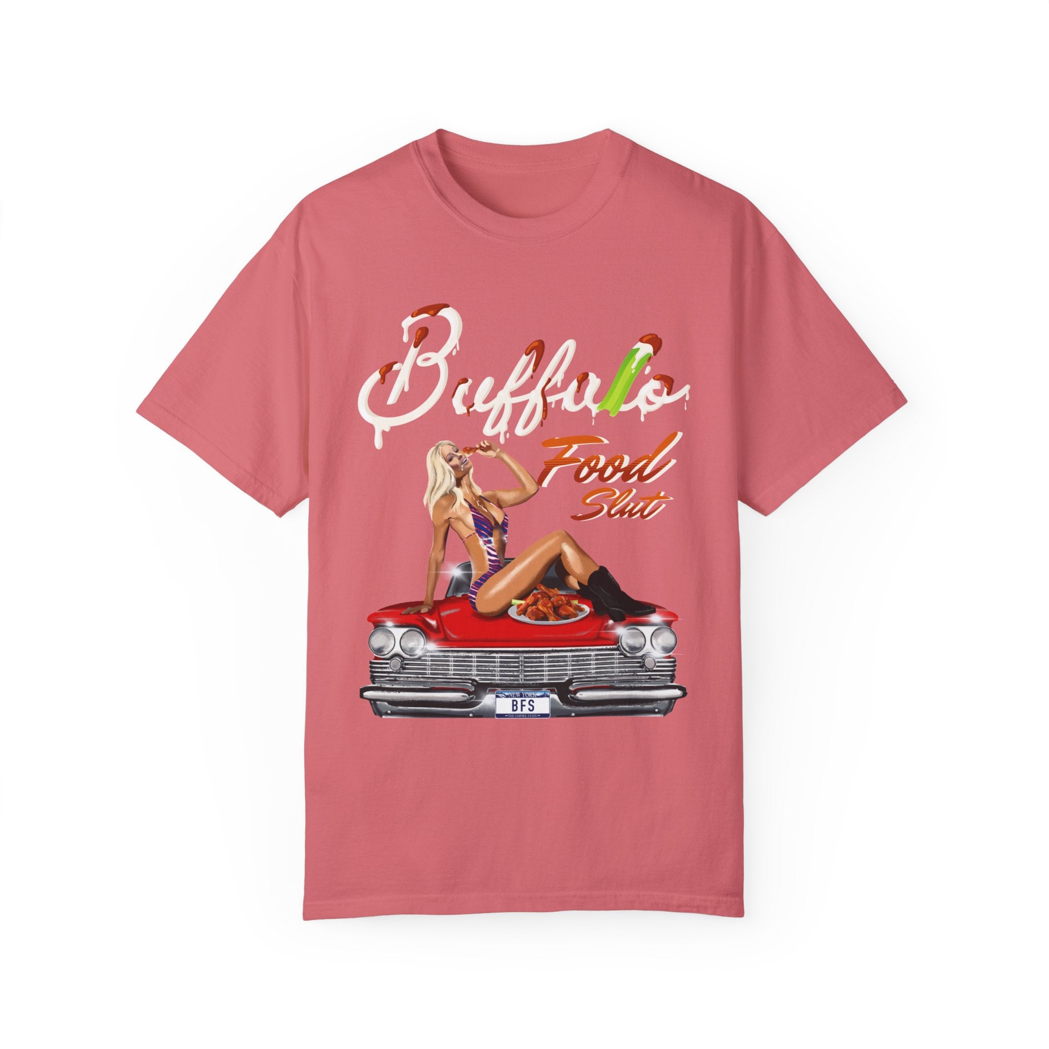 Buffalo Food Slut X Hashtag Beanie T-Shirt