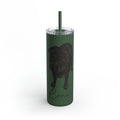 Skinny Matte Tumbler 20oz with custom portrait