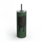 Skinny Matte Tumbler 20oz with custom portrait