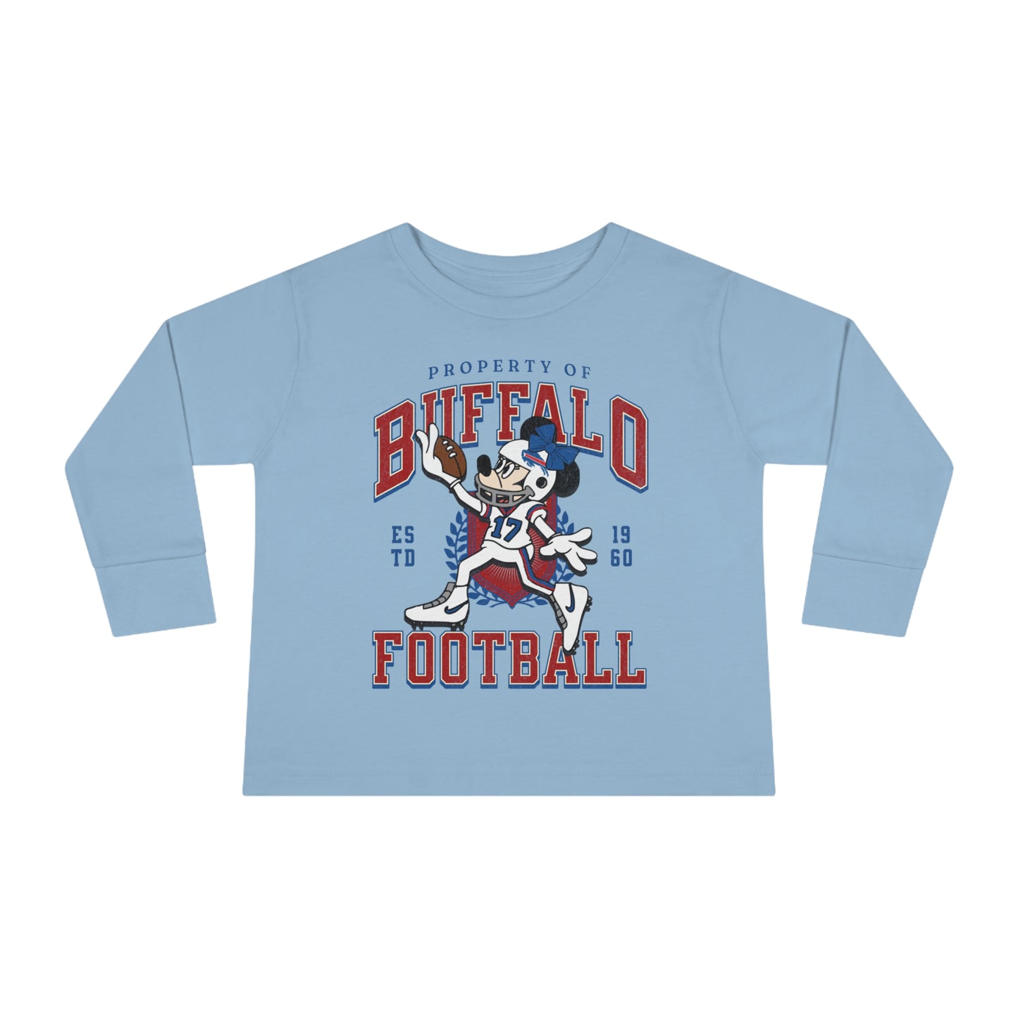 Minnie Buffalo Football Touchdown Long Sleeve Shirt