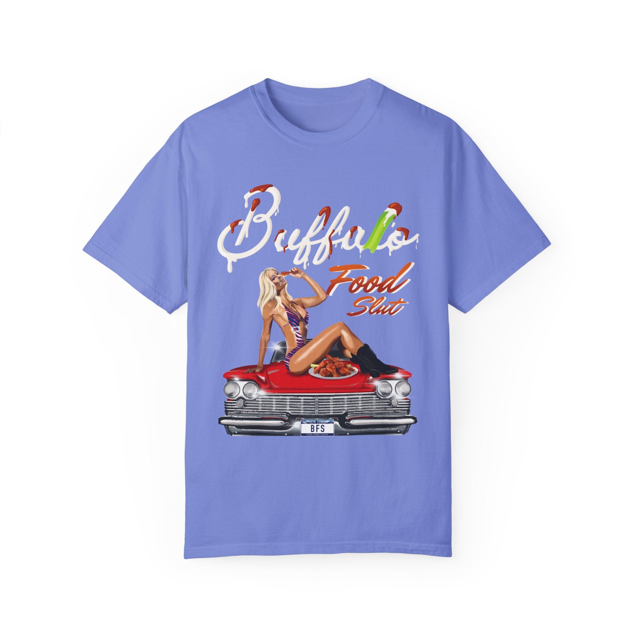 Buffalo Food Slut X Hashtag Beanie T-Shirt