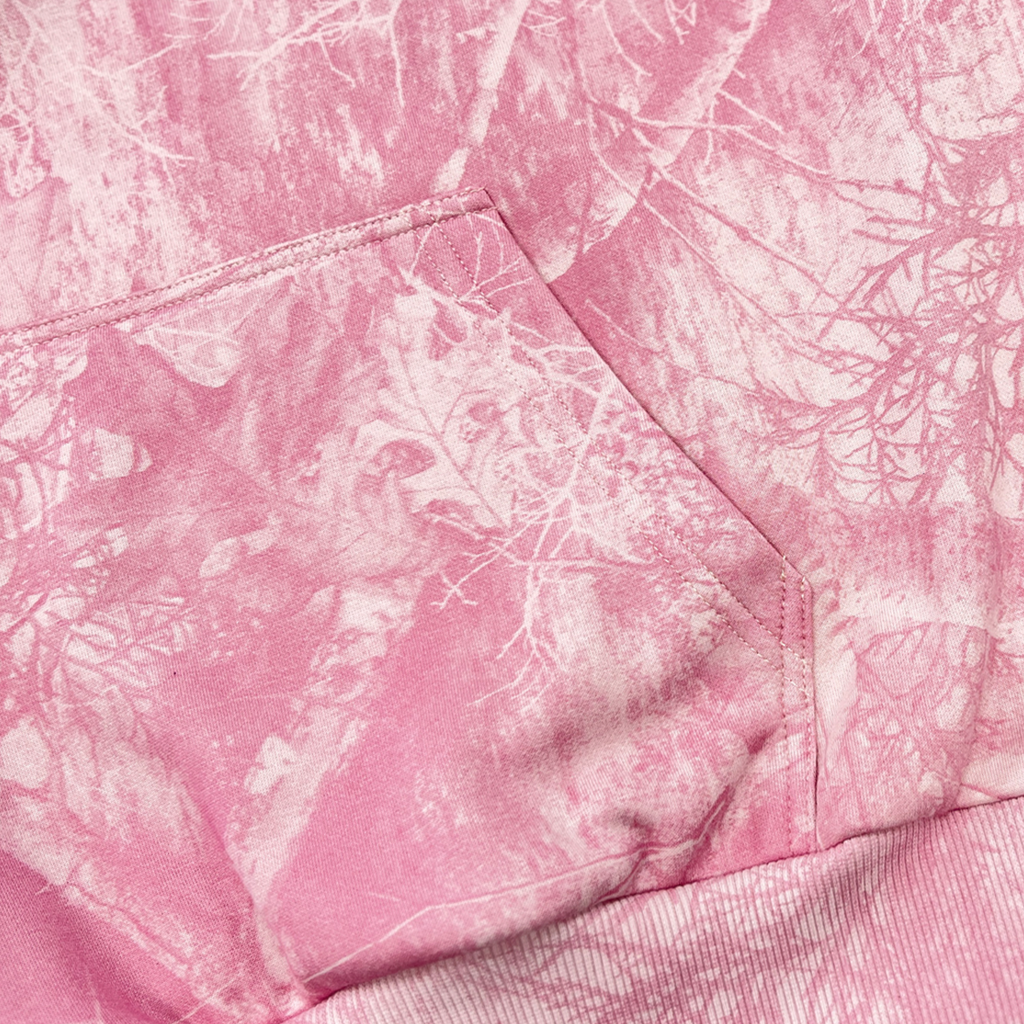 Buffalo Tailgate Dept. Heavyweight Pink Camo Fleece Hoodie