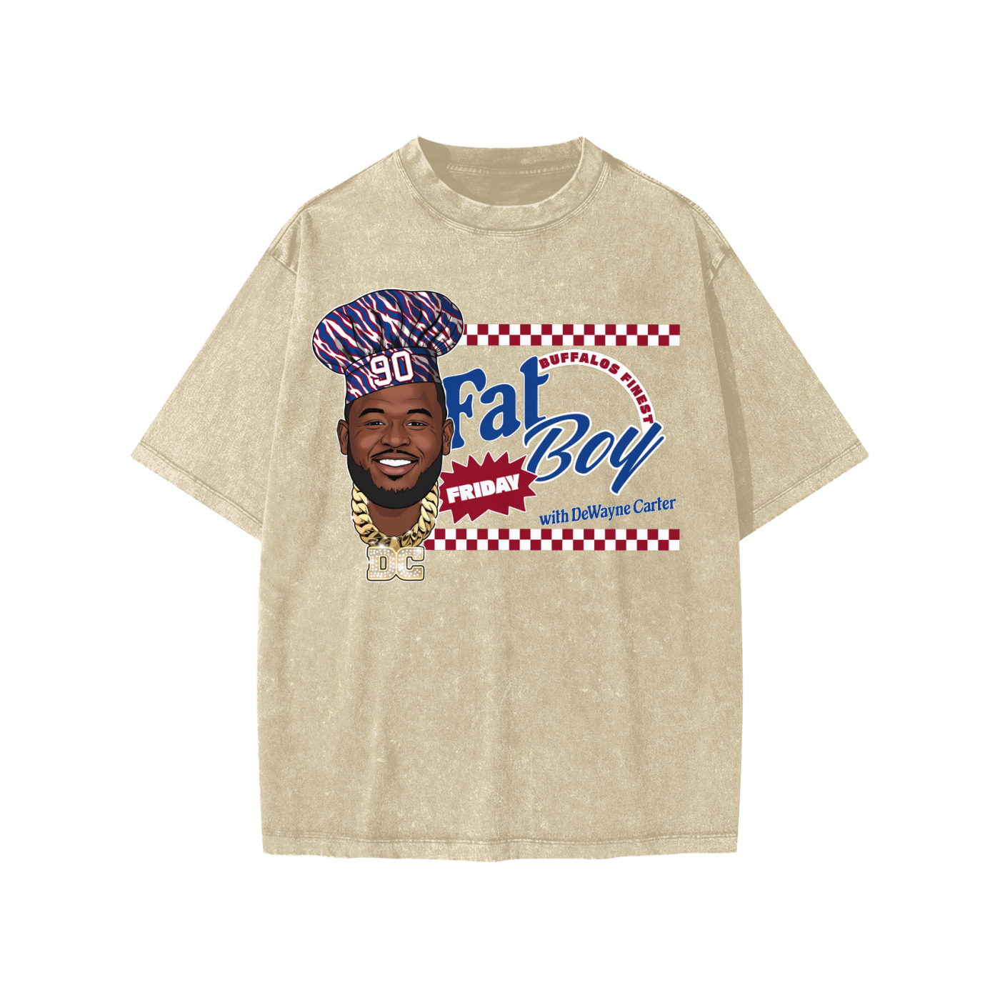 Dewayne Carter Fat Boy Friday Kids Vintage Wash T-Shirt